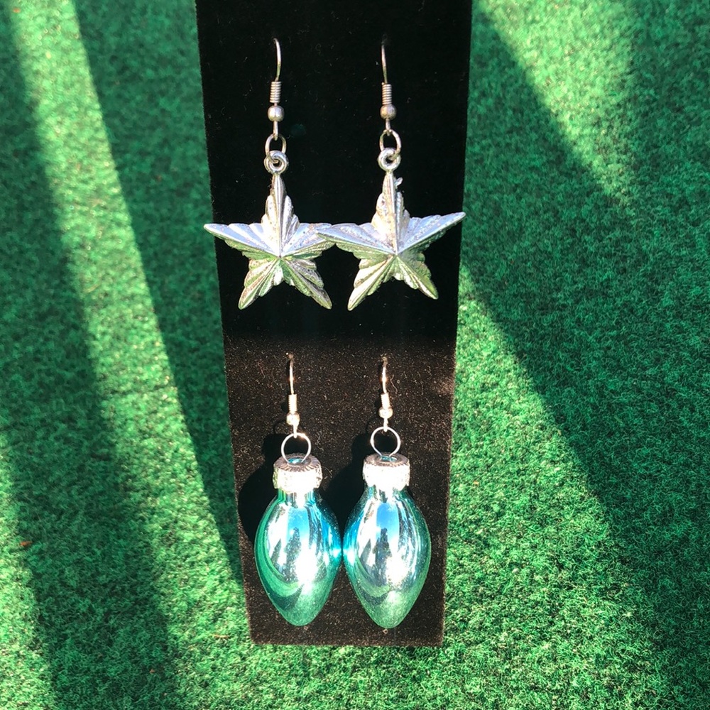 Christmas earrings
